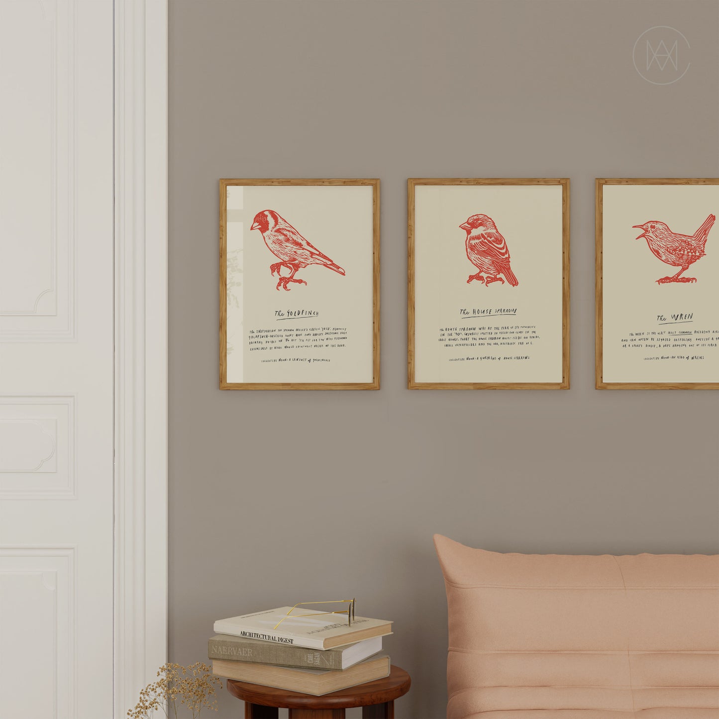 Linocut Wren-Digital Download Print
