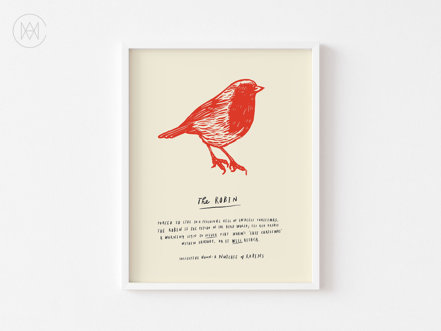 Linocut Robin-Digital Download Print