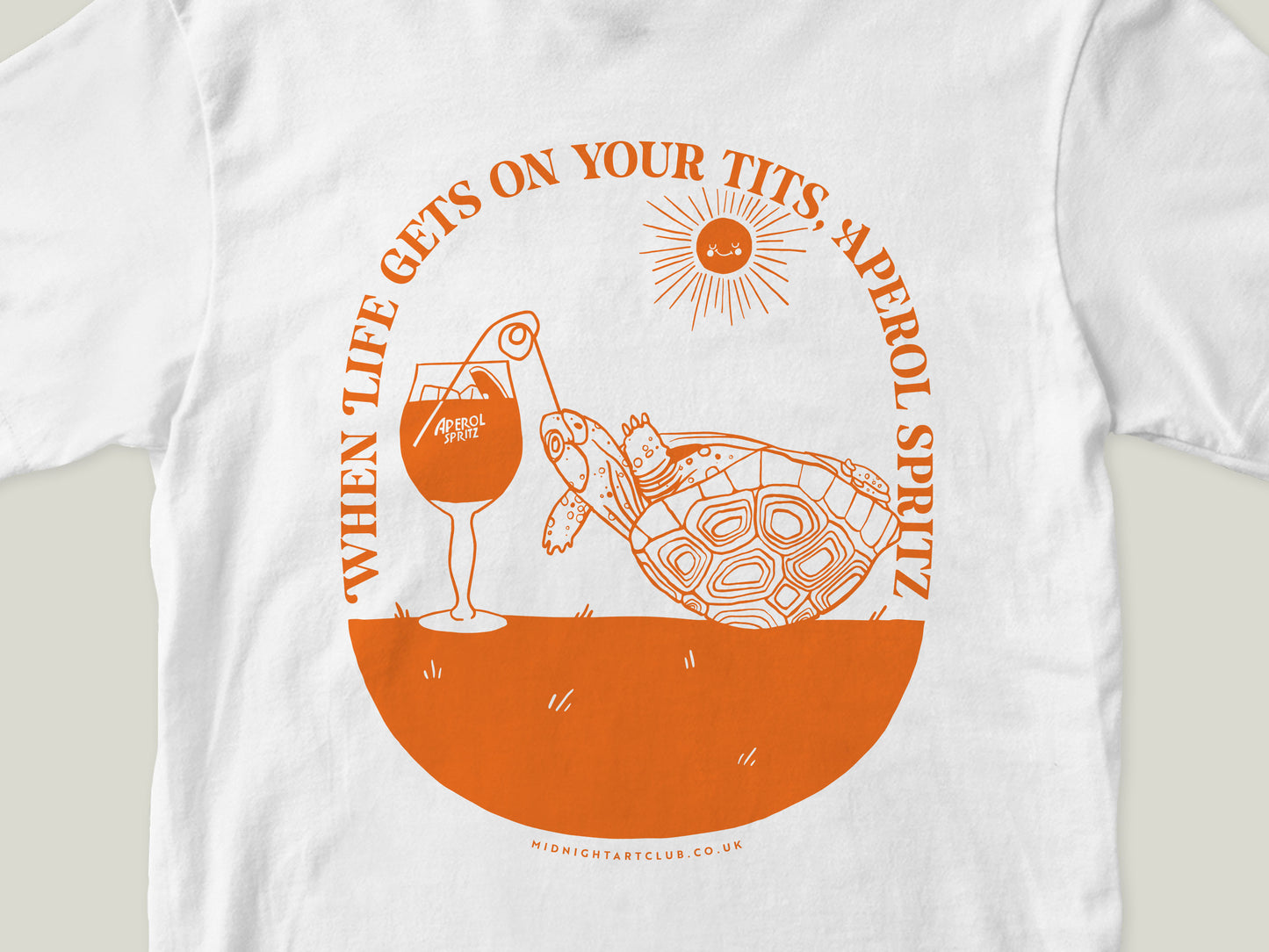Aperol Spritz Turtle T-shirt