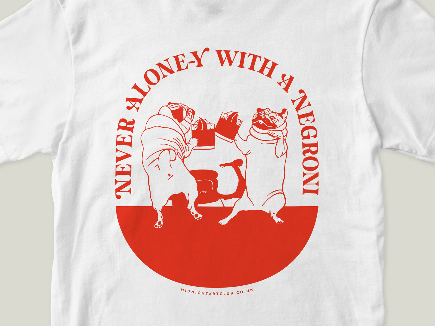 Negroni Pugs T-shirt