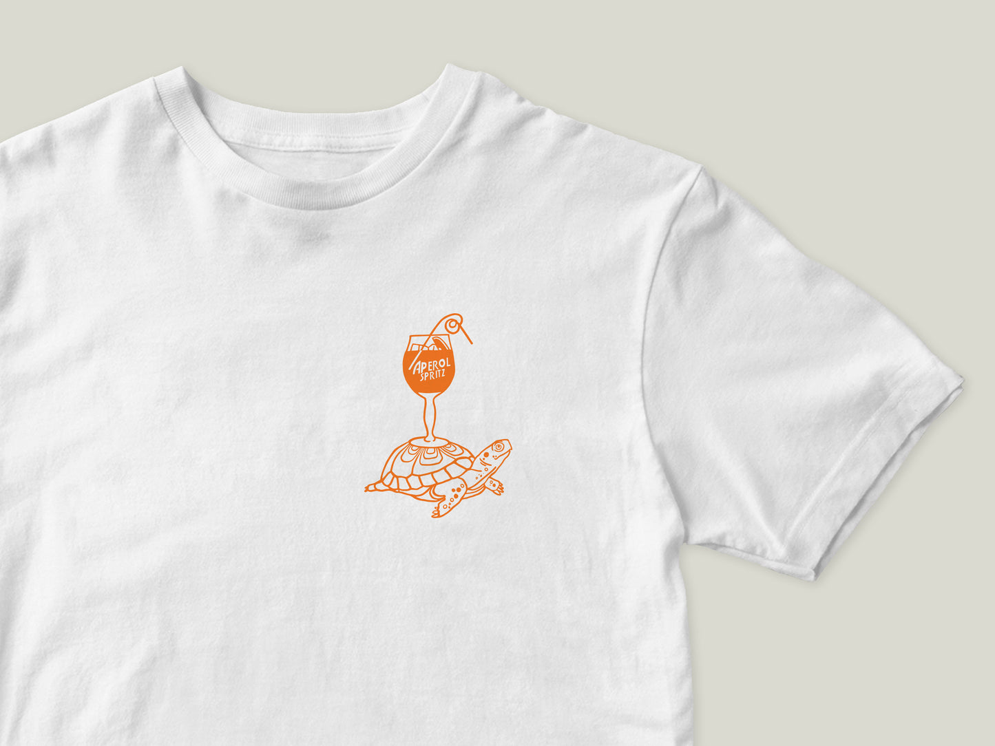 Aperol Spritz Turtle T-shirt