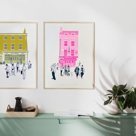 Slikscreen Print-P & G Wells, Winchester