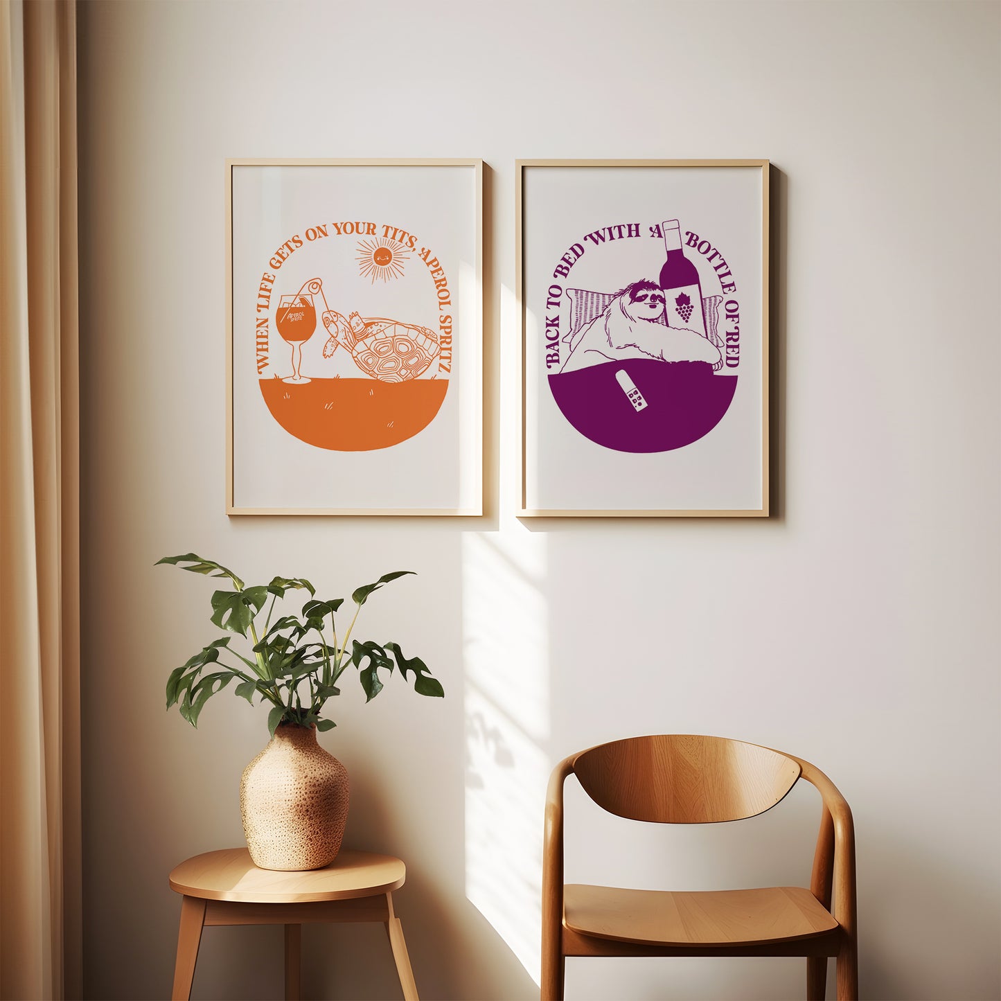 Retro Cocktail Print-Aperol Spritz-Digital Download
