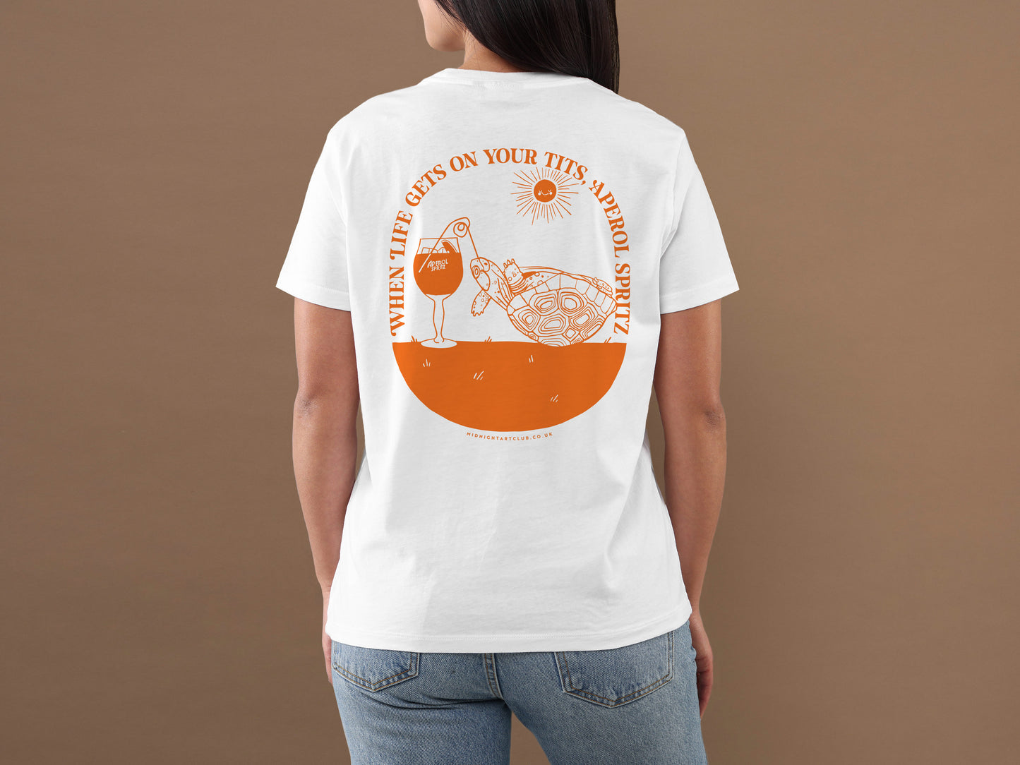 Aperol Spritz Turtle T-shirt